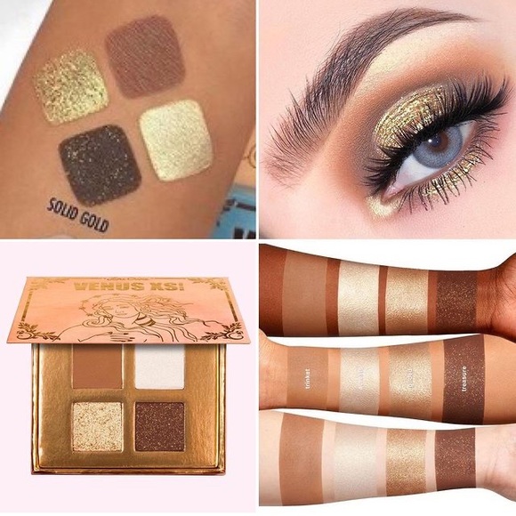 Lime Crime Venus Solid Gold XS EyeShadow Palette BNIB - Picture 7 of 13